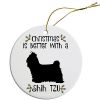 Breed Specific Round Christmas Ornament