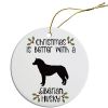 Breed Specific Round Christmas Ornament