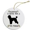 Breed Specific Round Christmas Ornament