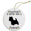 Breed Specific Round Christmas Ornament
