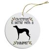 Breed Specific Round Christmas Ornament