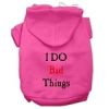 I Do Bad Things Screen Print Pet Hoodies