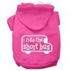 I ride the short bus Screen Print Pet Hoodies