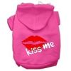 Kiss Me Screen Print Pet Hoodies