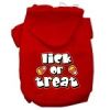 Lick Or Treat Screen Print Pet Hoodies