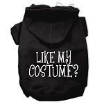 Like my costume? Screen Print Pet Hoodies (Color/Size: Black Size XXL)