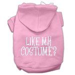 Like my costume? Screen Print Pet Hoodies (Color/Size: Light Pink Size XL)