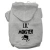 Lil Monster Screen Print Pet Hoodies