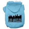 Los Angeles Skyline Screen Print Pet Hoodies