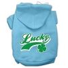 Lucky Swoosh Screen Print Pet Hoodies