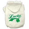 Lucky Swoosh Screen Print Pet Hoodies