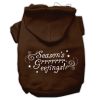 Seasons Greetings Screen Print Pet Hoodies