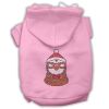 Hipster Penguin Rhinestone Dog Hoodie