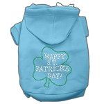 Happy St Patrick's Day Hoodies (Color/Size: Baby Blue XXXL)