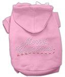Merry Christmas Rhinestone Hoodies (Color/Size: Pink XL)