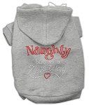 Naughty But Nice Hoodies (Color/Size: Grey XS)