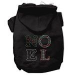 Noel Rhinestone Hoodies (Color/Size: Black XXL)