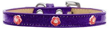 Red Rose Widget Dog Collar
