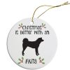 Breed Specific Round Christmas Ornament
