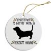 Breed Specific Round Christmas Ornament