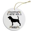 Breed Specific Round Christmas Ornament
