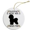 Breed Specific Round Christmas Ornament