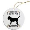 Breed Specific Round Christmas Ornament