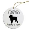 Breed Specific Round Christmas Ornament