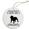 Breed Specific Round Christmas Ornament
