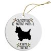 Breed Specific Round Christmas Ornament
