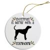 Breed Specific Round Christmas Ornament