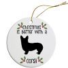 Breed Specific Round Christmas Ornament
