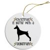 Breed Specific Round Christmas Ornament