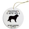 Breed Specific Round Christmas Ornament