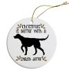 Breed Specific Round Christmas Ornament
