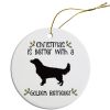 Breed Specific Round Christmas Ornament