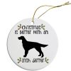Breed Specific Round Christmas Ornament