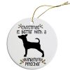 Breed Specific Round Christmas Ornament