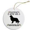 Breed Specific Round Christmas Ornament