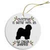 Breed Specific Round Christmas Ornament