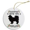 Breed Specific Round Christmas Ornament