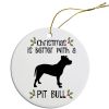 Breed Specific Round Christmas Ornament