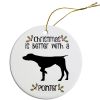 Breed Specific Round Christmas Ornament