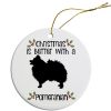 Breed Specific Round Christmas Ornament