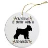 Breed Specific Round Christmas Ornament