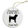 Breed Specific Round Christmas Ornament