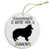 Breed Specific Round Christmas Ornament
