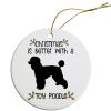 Breed Specific Round Christmas Ornament