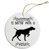 Breed Specific Round Christmas Ornament