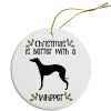 Breed Specific Round Christmas Ornament